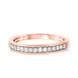 Photo of Melanie 1/2 ct tw. Diamond Wedding Band Set 10K Rose Gold [BT639RL]