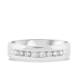 Photo of Aleksy 1/2 ct tw. Diamond Mens Band 14K White Gold [BT932WM]