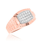 Photo of Shayne 1 ct tw. Diamond Same Sex Mens Band Set 14K Rose Gold [BT632RM]