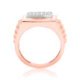Photo of Shayne 1 ct tw. Diamond Same Sex Mens Band Set 14K Rose Gold [BT632RM]
