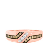 Photo of Dillan 3/4 ct tw. Diamond Same Sex Mens Band Set 14K Rose Gold [BT633RM]