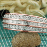 Photo of Louise 1 1/2 ct tw. Diamond Same Sex Mens Band Set 14K Rose Gold [BT635RM]
