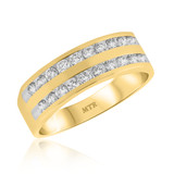 Photo of Caldwell 3/4 ct tw. Diamond Mens Band 10K Yellow Gold [BT935YM]