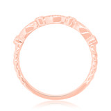 Photo of Entwined 3/4 Carat T.W. Diamond Round Solitaire Bridal Set 14K Rose Gold [BT459RL]