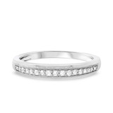 Photo of Selena 1/3 ct tw. Diamond Wedding Band Set 10K White Gold [BT643WL]