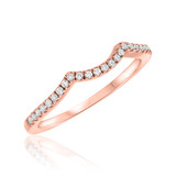 Photo of Janette 1/7 ct tw. Diamond Ladies Band 14K Rose Gold [BT690RL]