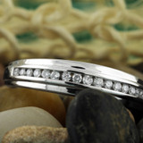 Photo of Journee 1/2 ct tw. Diamond Same Sex Mens Band Set 14K White Gold [BT642WM]
