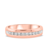 Photo of Edu 1/2 ct tw. Diamond Mens Band 10K Rose Gold [BT937RM]