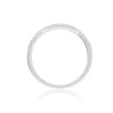 Photo of Veda 1/3 ct tw. Diamond Wedding Band Set 10K White Gold [BT679WL]