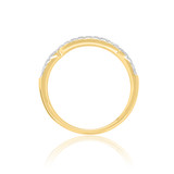 Photo of Johanna 2/3 ct tw. Diamond Wedding Band Set 14K Yellow Gold [BT681YL]