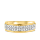 Photo of Oberon 1/2 ct tw. Diamond Mens Band 10K Yellow Gold [BT941YM]