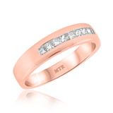 Photo of Brenton 1/2 ct tw. Diamond Mens Band 14K Rose Gold [BT942RM]