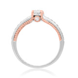 Photo of Forever 1 1/2 ct tw. Diamond Round Solitaire Trio Set 10K White Gold [BT448WE-R038]