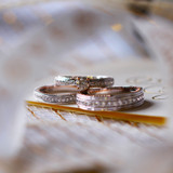 Photo of Forever 1 1/2 ct tw. Diamond Round Solitaire Trio Set 14K White Gold [BT448W-R038]