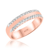 Photo of Gavin 1/2 ct tw. Diamond Mens Band 10K Rose Gold [BT947RM]