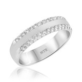 Photo of Gavin 1/2 ct tw. Diamond Mens Band 10K White Gold [BT947WM]
