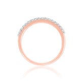 Photo of Farris 3/8 ct tw. Diamond Wedding Band Set 14K Rose Gold [BT689RL]