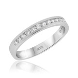 Photo of Milo 1/2 ct tw. Diamond Mens Band 10K White Gold [BT948WM]