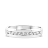 Photo of Lucian 1/2 ct tw. Diamond Mens Band 10K White Gold [BT949WM]