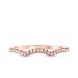 Photo of Janette 1/2 ct tw. Diamond Wedding Band Set 14K Rose Gold [BT690RL]