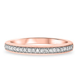 Photo of Classic Carole 1/8 ct tw. Diamond Ladies Band 14K Rose Gold [BT803RL]