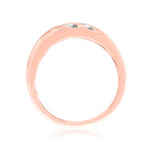 Photo of Kelsi 3/8 ct tw. Diamond Wedding Band Set 14K Rose Gold [BT692RM]