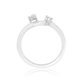 Photo of Kelsi 3/8 ct tw. Diamond Wedding Band Set 10K White Gold [BT692WL]