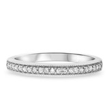 Photo of Classic Carole 1/8 ct tw. Diamond Ladies Band 14K White Gold [BT803WL]