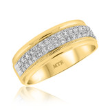 Photo of Byron 1/2 ct tw. Diamond Mens Band 10K Yellow Gold [BT952YM]