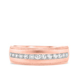 Photo of Willis 1/2 ct tw. Diamond Mens Band 10K Rose Gold [BT953RM]