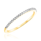 Photo of Amina 1/10 ct tw. Diamond Ladies Band 10K Yellow Gold [BT806YL]