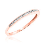 Photo of Glamour 1/10 ct tw. Diamond Ladies Band 14K Rose Gold [BT810RL]