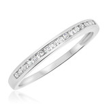 Photo of Kylee 1/7 ct tw. Diamond Ladies Band 10K White Gold [BT812WL]
