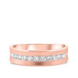 Photo of Abhik 1/2 ct tw. Diamond Mens Band 14K Rose Gold [BT959RM]