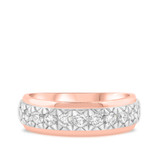 Photo of Aksel 1 ct tw. Diamond Mens Band 10K Rose Gold [BT960RM]