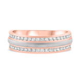 Photo of Soren 1/2 ct tw. Diamond Mens Band 14K Rose Gold [BT961RM]