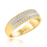 Photo of Soren 1/2 ct tw. Diamond Mens Band 10K Yellow Gold [BT961YM]