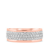 Photo of Sultan 3/4 ct tw. Diamond Mens Band 14K Rose Gold [BT962RM]