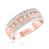 Photo of Kalden 1 ct tw. Diamond Mens Band 14K Rose Gold [BT963RM]