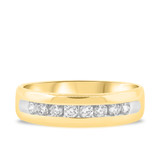 Photo of Aleksy 1 ct tw. Diamond Same Sex Mens Band Set 10K Yellow Gold [BT932YM]