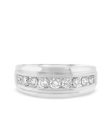 Photo of Marrakech 1/2 ct tw. Diamond Mens Band 10K White Gold [BT964WM]