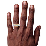 Photo of Marrakech 1/2 ct tw. Diamond Mens Band 14K Yellow Gold [BT964YM] [HT-4]