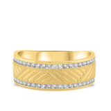 Photo of Bale 1 ct tw. Diamond Same Sex Mens Band Set 10K Yellow Gold [BT933YM]