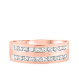 Photo of Caldwell 1 1/2 ct tw. Diamond Same Sex Mens Band Set 14K Rose Gold [BT935RM]