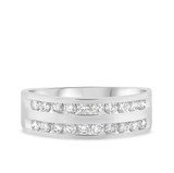 Photo of Caldwell 1 1/2 ct tw. Diamond Same Sex Mens Band Set 14K White Gold [BT935WM]