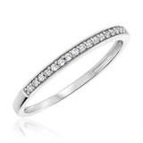 Photo of Carole 1/3 ct tw. Diamond His and Hers Matching Wedding Band Set 14K White Gold [BT804WL]