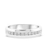 Photo of Edu 1 ct tw. Diamond Same Sex Mens Band Set 10K White Gold [BT937WM]