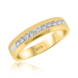 Photo of Maceo 1 ct tw. Diamond Same Sex Mens Band Set 10K Yellow Gold [BT940YM]