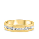 Photo of Maceo 1 ct tw. Diamond Same Sex Mens Band Set 14K Yellow Gold [BT940YM]
