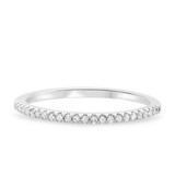 Photo of Amina 1/3 ct tw. Diamond His and Hers Matching Wedding Band Set 14K White Gold [BT806WL]